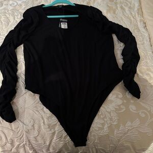VERO MODA Long Sleeve Ribbed Bodysuit US XL🌸